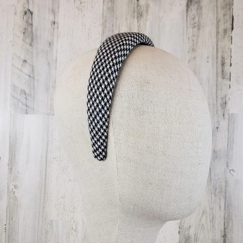 Houndstooth Padded Headband